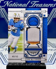 2025 National Treasures Ladd McConkey Franchise Treasures Patch MEM,SSP#/49⚡️🔥