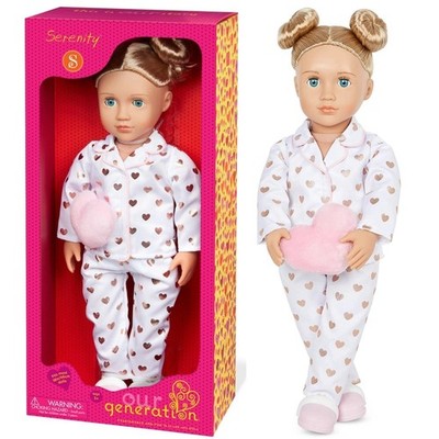 Our Generation Puppe Slumber Party Serenity Outfit & Zubehör [46 cm / 18 Zoll]