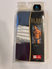 New Vintage RARE Hanes Bill Blass Men's Hi Cut Bikinis Briefs Underwear