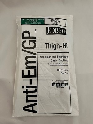 LAnti-embolism Stockings JOBST Knee High X-Large White one pair