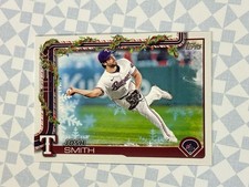 2025 Topps Holiday Josh Smith #H153 Texas Rangers (W)