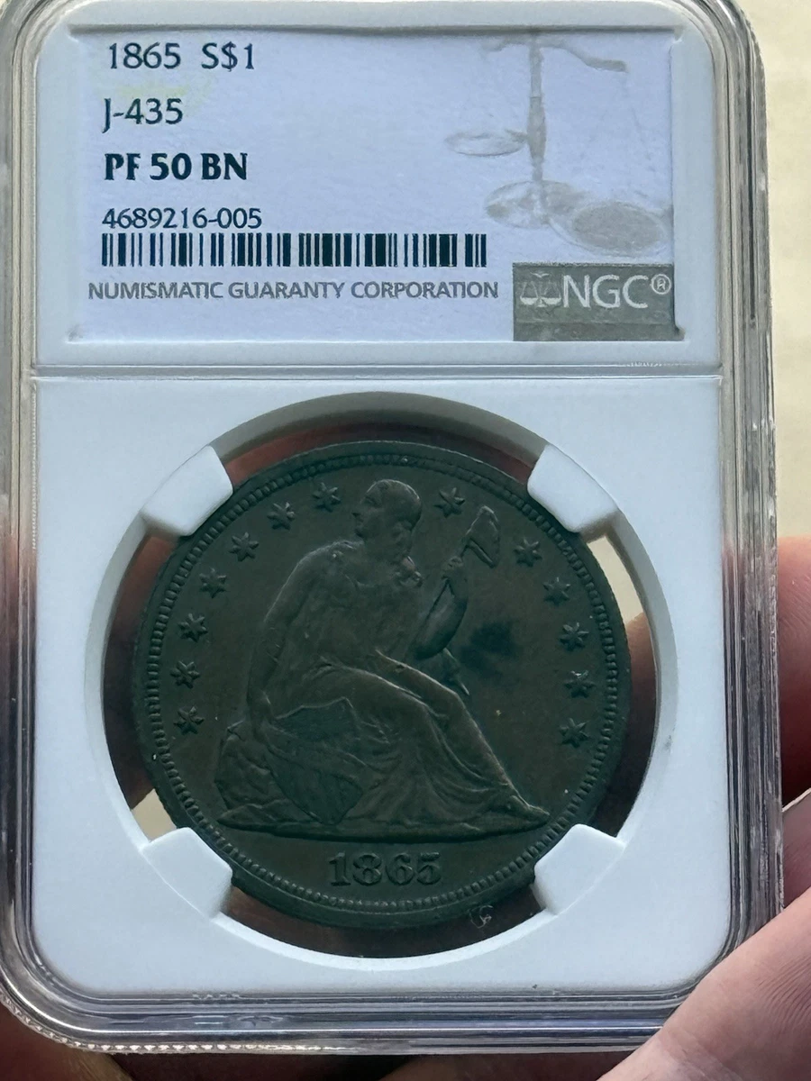 1865 年坐姿自由女神美元硬币(1840-1873) | eBay