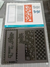Diamond Press Border Dies Thankful Thinking o...