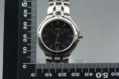 Vintage 1995 N MINT Seiko Dolce 5E31-6010 Blue Dial HAQ Quartz