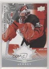 2021 Upper Deck Team Canada Juniors Jersey Benjamin Gaudreau #39 0x1