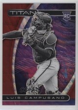2021 Panini Chronicles Titan Ruby Wave Prizm /199 Luis Campusano #18 1i3m