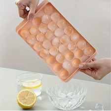 1PC Ice Cube Tray – Polished Dustproof Round Grid Ice Ball Mold | Small-Sized Fo