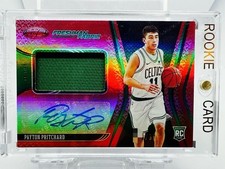 Rare 99 Red RC Rookie Auto Jersey 20 Panini Payton Pritchard Rookie Sign NBA Bas