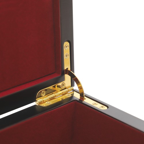 2 Tiers Pine Wood Case, Cutlery Organizer, Wooden Silverware Chest, Storage Box - Picture 13 of 18