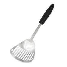 Chef Craft Select Slotted Sturdy Skimmer, 13 13 inch, Stainless Steel/Black