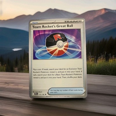 Team Rocket s Great Ball  175/182 Pokémon Destined Rivals Item Trainer NM
