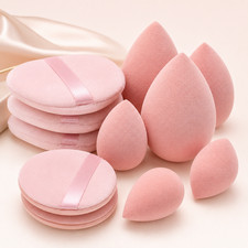 12-Piece Makeup Sponge Set Powder Puffs, Air Cushion Puffs, Beauty Eggs New