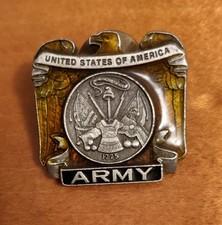 USA Army Pin Made in USA 1775 American Legion Eagle Vintage Military 250th Birth