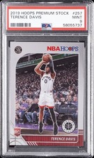 2019 PANINI HOOPS PREMIUM STOCK #257 TERENCE DAVIS PSA 9