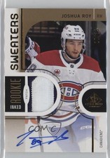 2024 SP Game Used Inked Rookie Sweaters 10/35 Joshua Roy #IRS-JR Patch Auto 1pa2