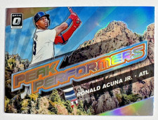 Ronald Acuna Jr. 2019 Panini Donruss Optic Peak Performers HOLO PRIZM #PP-6