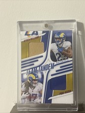2025 Absolute Kyren Williams Puka Nacua Team Tandem Red Dual Jersey #033/115 NFL