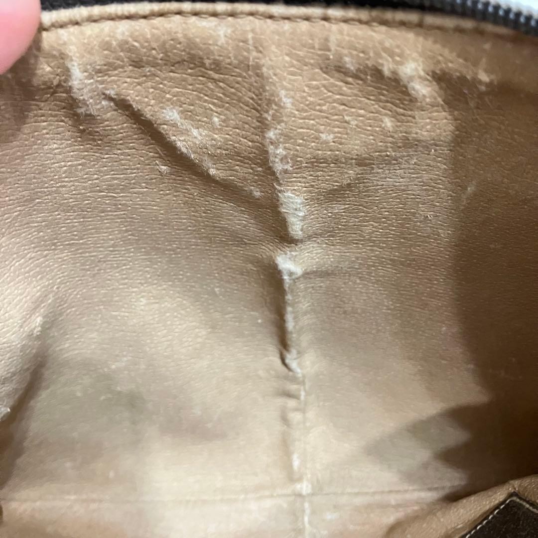 GUCCI Old Gucci Sherry GG Canvas Leather Shoulder Bag Pouch 904 02 047 Beige thumbnail 11