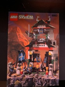 Vintage LEGO Castle: Samurai Stronghold 6083 Instruction Manual Only