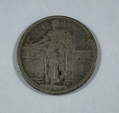 1917 Standing liberty  25C (#10945) some problems.