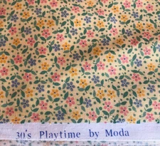30's Playtime For Moda - 28" L X 42" W