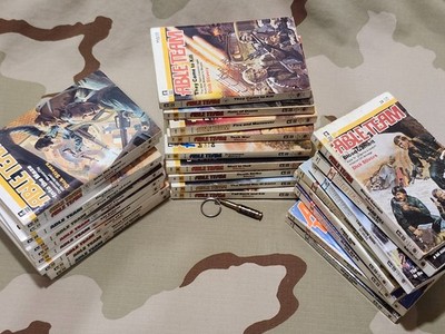 Able Team Gold Eagle Lot 26 Books + Keyring Mack Bolan Executioner READ DESCRIPT