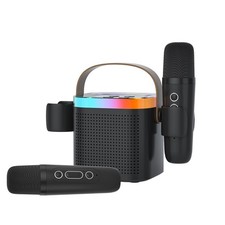 Karaoke Machine for Adults  Wireless Microphones with Speaker  with Led Lights...