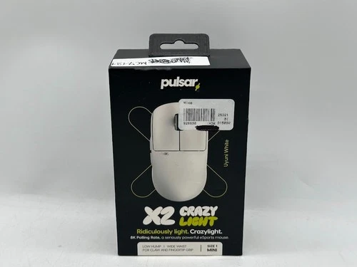 pulsar x2 Crazylight Mini Wireless Gaming Mouse - Uyuni White