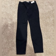 Abercrombie  Fitch High Rise Skinny Jeans NWT Black Size 27