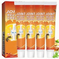 Joint Relief Cream Ultra Strength Bee Venom 4PCS Fast Absorbing Non-Greasy