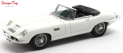 Matrix Models Jaguar E-Type Roadster Frua weiß offen 1964 1:43