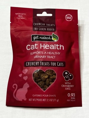 *2026-6-16* Get Naked Urinary Health Crunchy Treats For Cats Made W Cranberries
