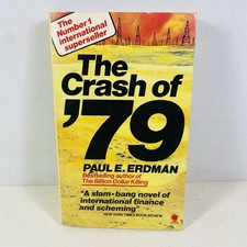 The Crash of '79 by Paul E Erdman Small Paperback Thriller Economics Business