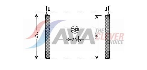 AVA Clever Choice Trockner, Klimaanlage AID298 FüR Audi-image