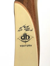 Vintage 1968/69 Damon Howatt Ventura Recurve Bow-- 66", 35#@28", RH
