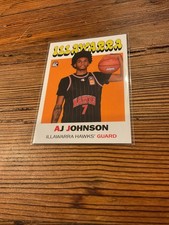 2023-24 Topps NBL Basketball Throwback (1971) #TB-16 AJ Johnson RC!!