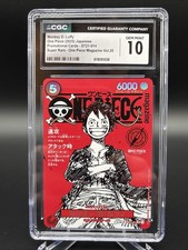 Monkey D Rufy ST21-014 rivista pezzo unico vol. 20 PROMO - CGC 10 gemme ottime condizioni