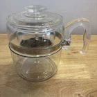 Vintage Pyrex Flame Ware 7759-B Glass Percolator 9 Cup Coffee Pot