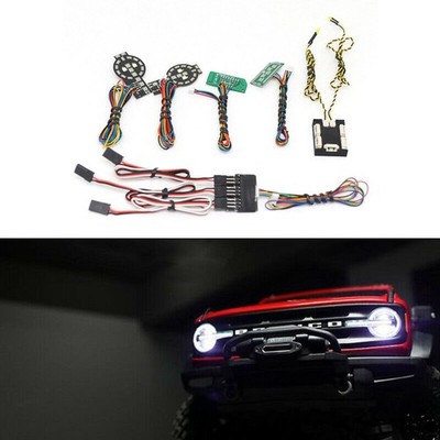 RC Front&Rear LED Light System Set For 1/10 Traxxas TRX-4 2021 Ford Bronco Carg1