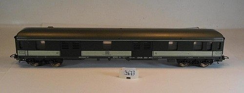 Lima Spur H0 1/87 Pop-Packwagen grün/grau 4-achsig der DB #9673 | Zustand: Gebraucht