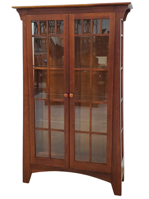 Ethan Allen American Impressions Curio Cabinet Cherry 24-9418 #224