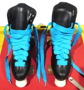 Roller Derby Men's Size-9 Roller Skates~Derby Plates~Old Style Wheels & Bearings