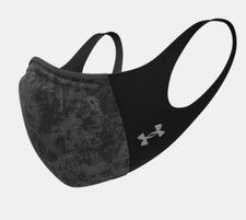 NWTS UNDER ARMOUR UA Sports Mask Featherweight UNISEX Black  Silver Size M/L