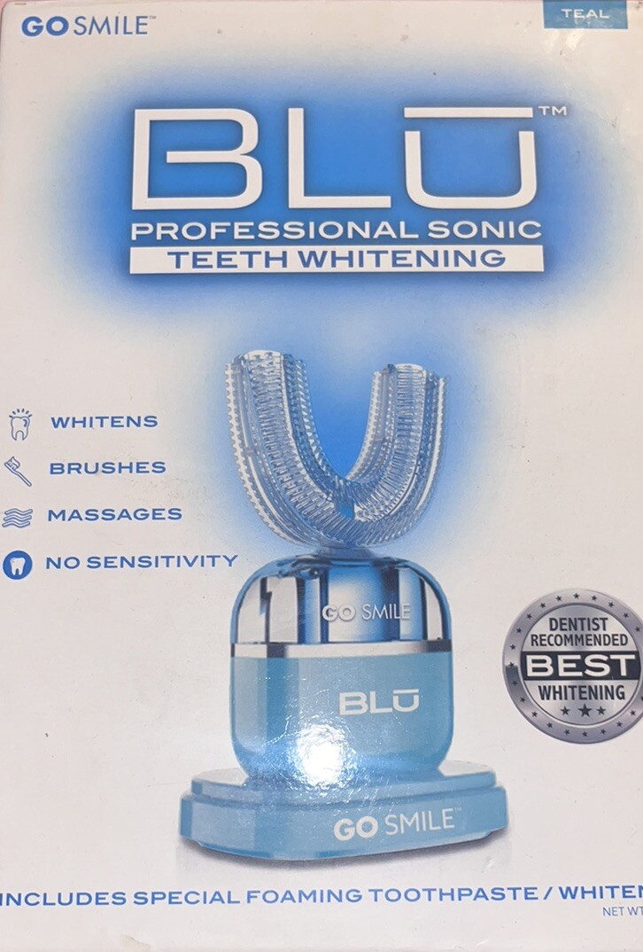 Go Smile Blu Professional Sonic Blu Toothbrush Teeth Whiteni