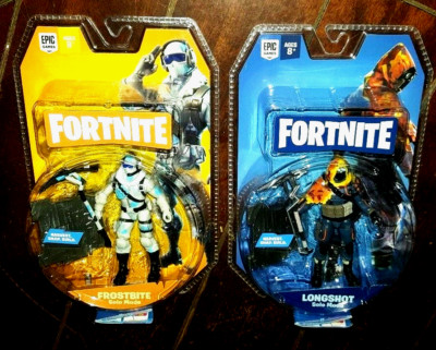 Fortnite 4'' LONGSHOT & FROSTBITE Solo Mode Action Figures! (2019, Jazwares)