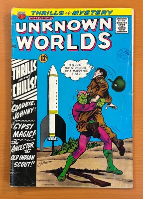 Unknown Worlds #45 (American Comics Group 1966) sehr guter Silver Age Comic