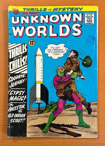 Unknown Worlds #45 (American Comics Group 1966) sehr guter Silver Age Comic