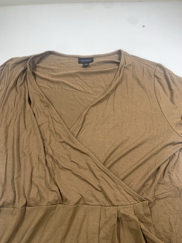 J Jill Dress Womens XL 3/4 Sleeve Lightweight Medium Length Casual Brown - Picture 9 of 19
