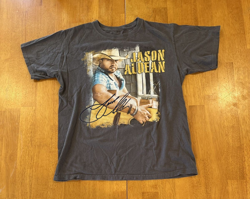 T-Shirt Hot Country Musik Konzert Jason Aldean schwarz schwere Baumwolle alle Größen - Bild 1 von 3