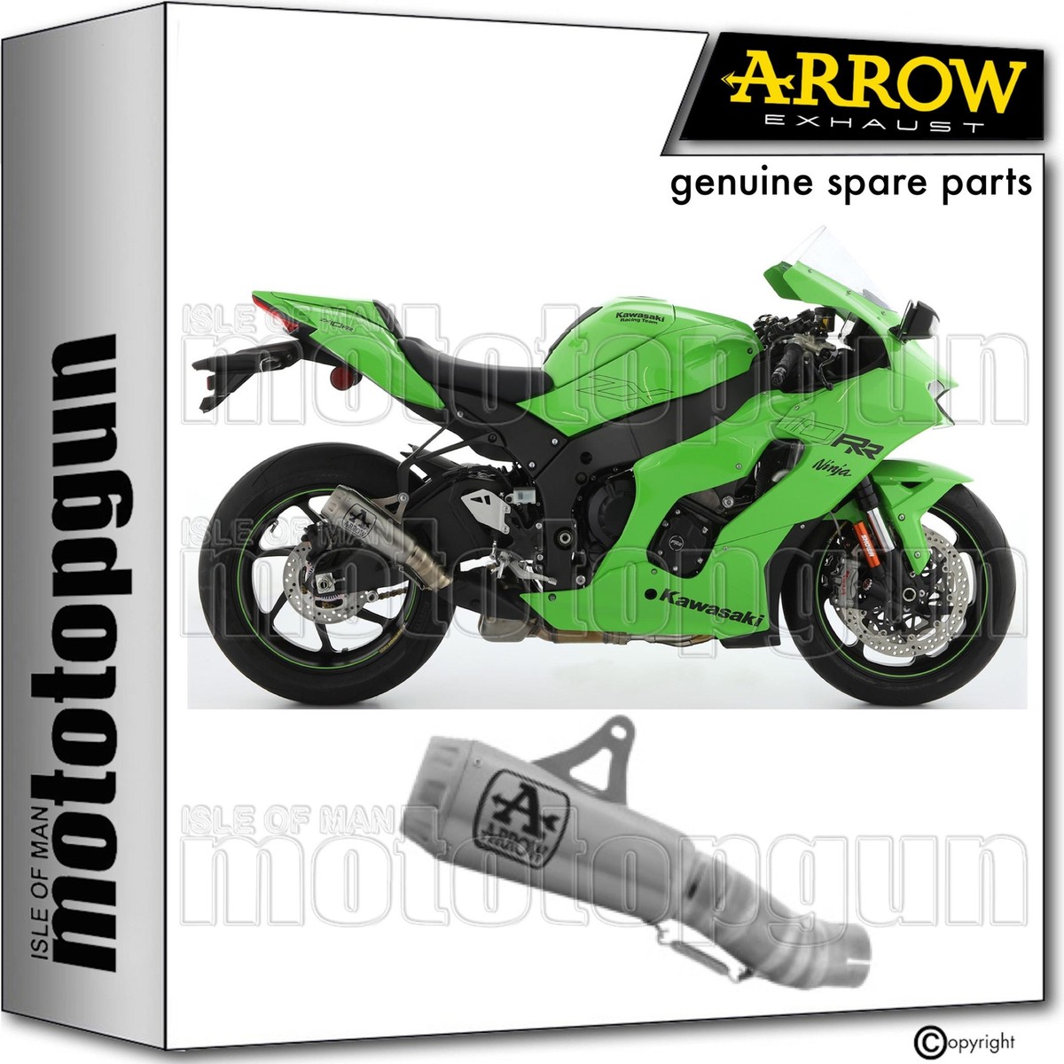Exhaust rc titanium t pro-race arrow kawasaki zx-10rr zx-10 rr 21